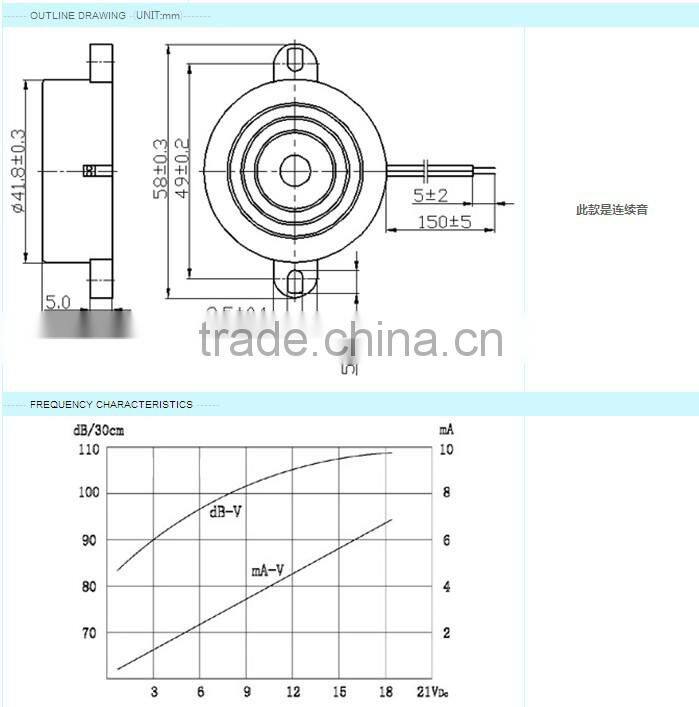 high sound Piezoelectric speaker