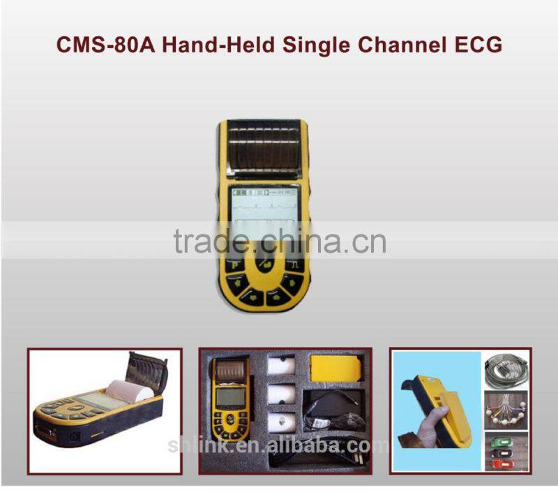 Medical Instrument CMS-80A Hand-Held Single Channel ECG