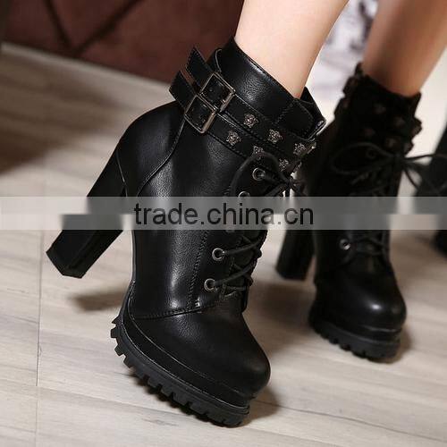 half boots newest designs made in china PC4026
