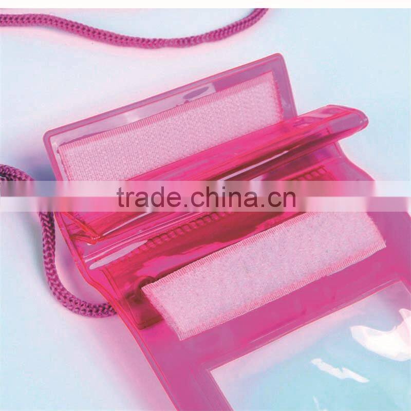 OEM eco-friendly PVCwaterproof mobile phone bag cell phone waterproof pouch