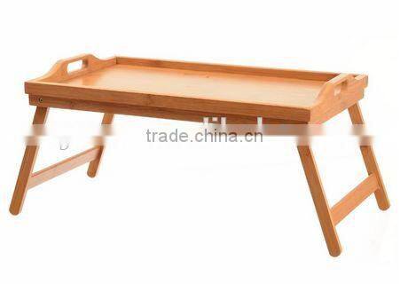 Bamboo Bed and breakfast Tray with Folding Legs