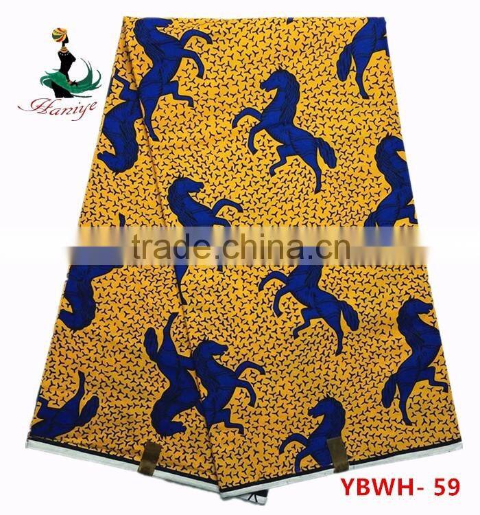 2016 African Wax print fabric hot selling ankara super wax hollandais
