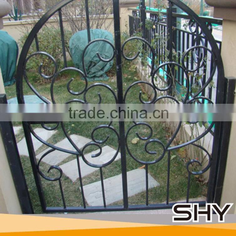 Metal wrought iron beautiful decoration door