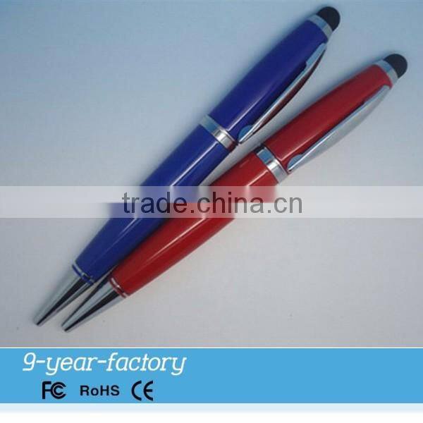 Custom stylus touch pen usb flash drive 8gb for corporate gifts