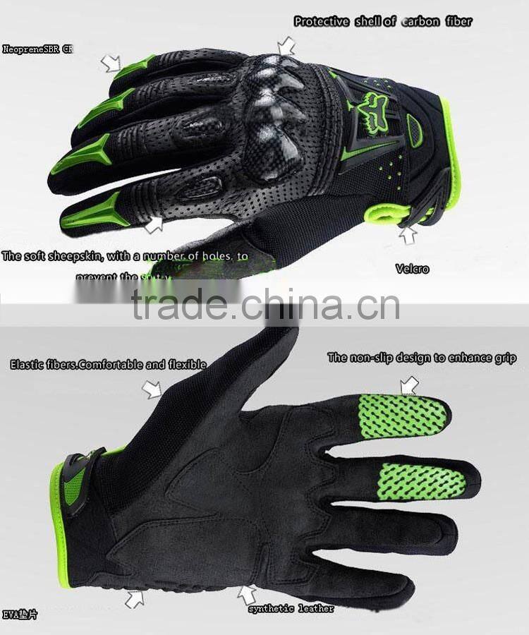 Waterproof sports men's fox dirtpaw racing motorcycle gloves factory