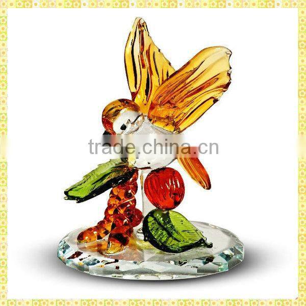 Elegant Engraving Colors Crystal Owl For Holiday Cooperation Gifts