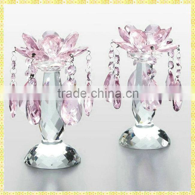 Unique Crystal Tealight Candle Holders For Business Souvenirs