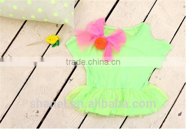 kids girls flower t shirt of simple design