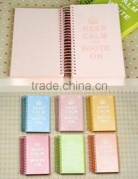 Promotional Wire-o Binding Paper Notebook /Custom Diary Notebook