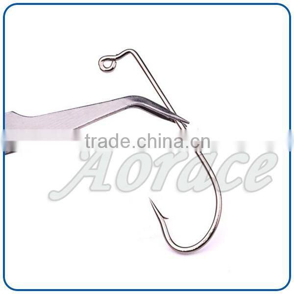 Famous factory vertical size hook style carbon steel black tuna hook fishing