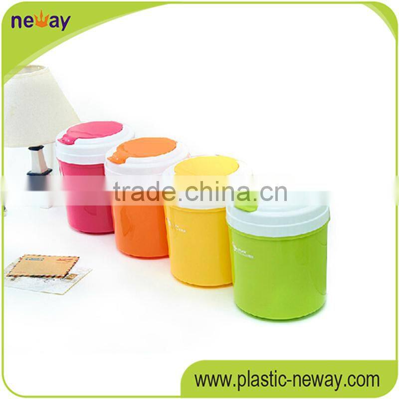 New fancy design Eco-Friendly Stocked PP standing recycling waste bin for home