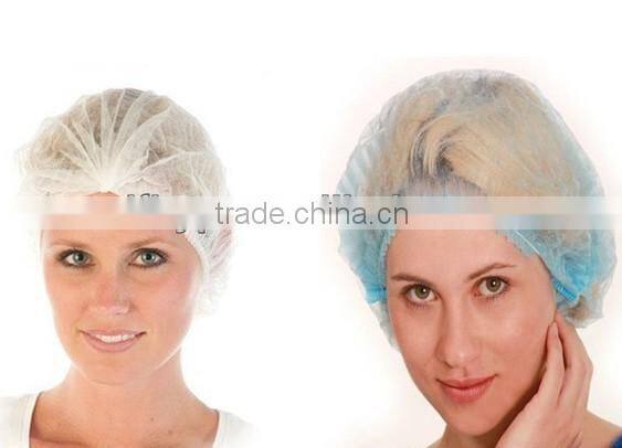 blue nonwoven disposable surgical caps