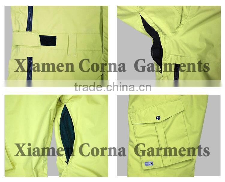 Unique design fashionable windproof ski suit one piece