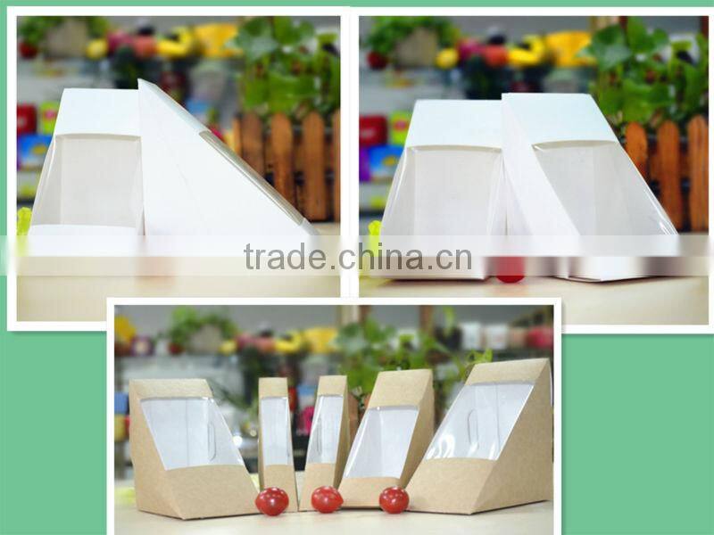 food packaging box with window