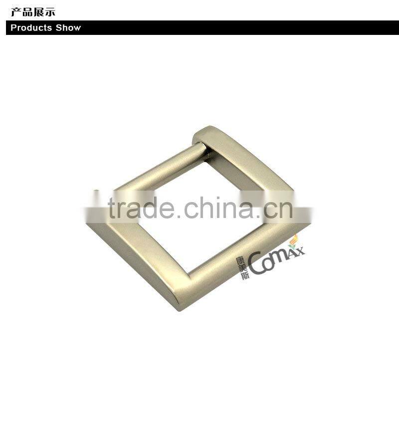 Zinc Alloy Pearl Nickle Square Metal Ring For Bags