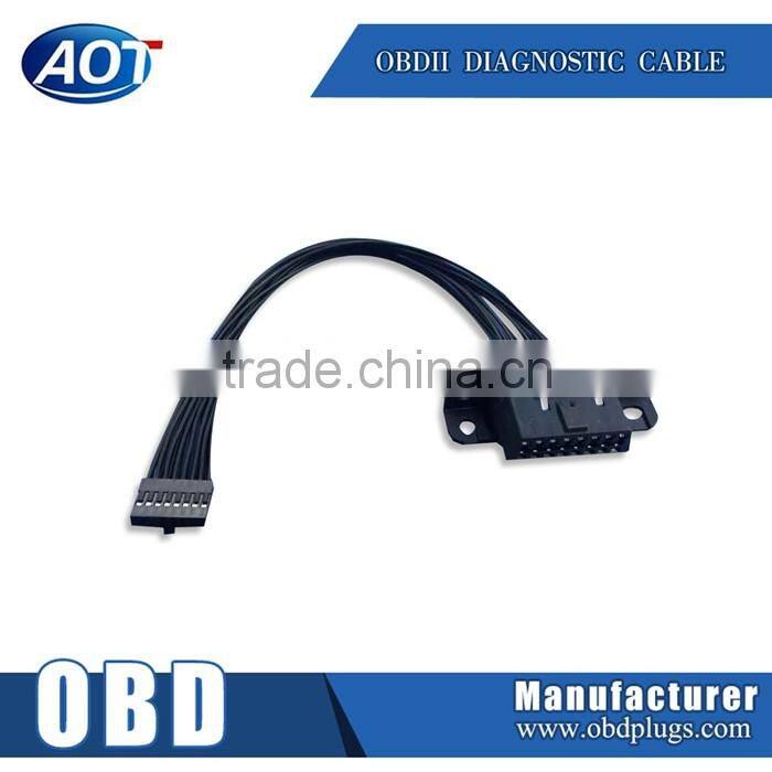 Custom J1962 OBD Mazda Female Connector to Housing Cable