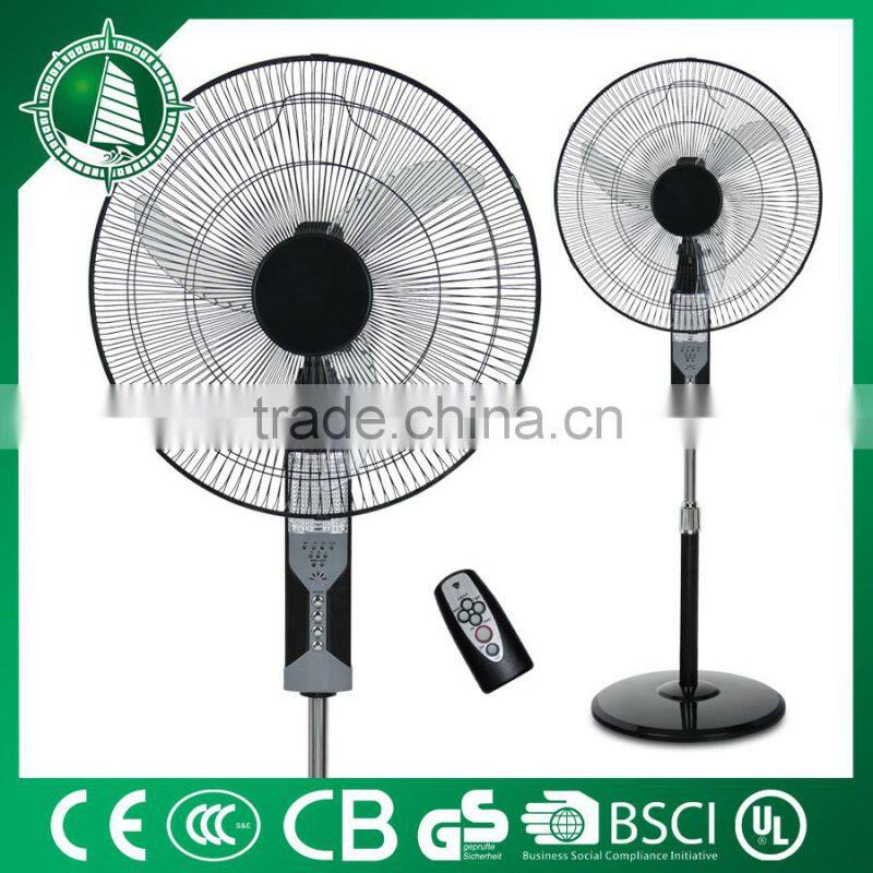 2016 anhui supplier for home use electric stand fan wholesale pedestal fan made in china