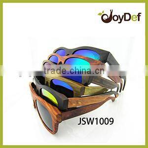 FREE SAMPLE Newest Retro design PC Baboom Sunglasses with PC frame Wooden sunglasses with small order