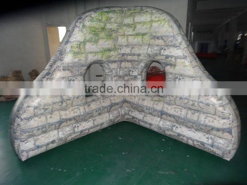 lilytoys 2015 good quality broken wall inflatable paintball wall for sale