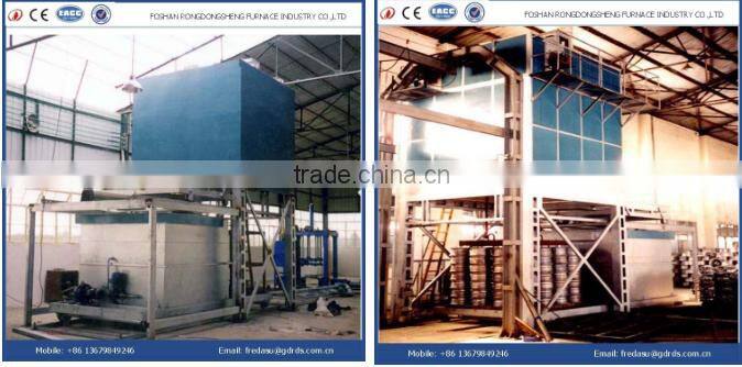 car-bottom type trolley aluminum mould aging heating treatment furnace