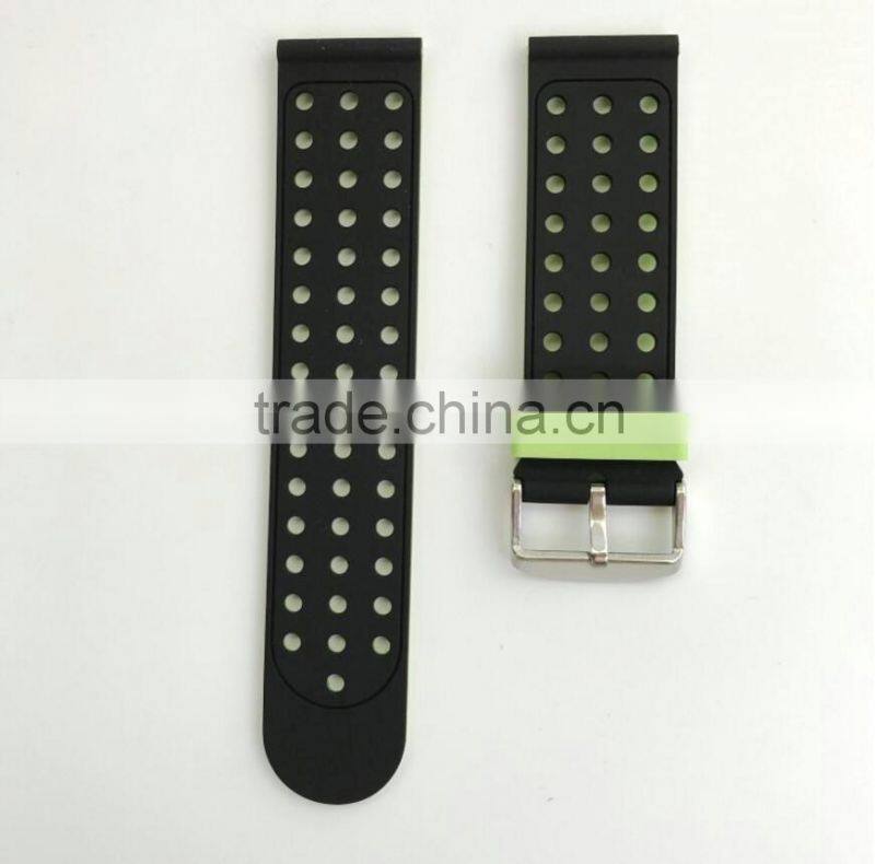 Double Color Men Women Sport Watchband Silicone Rubber Strap Watch Band For Samsung Gear S3 Replacement Watchbands