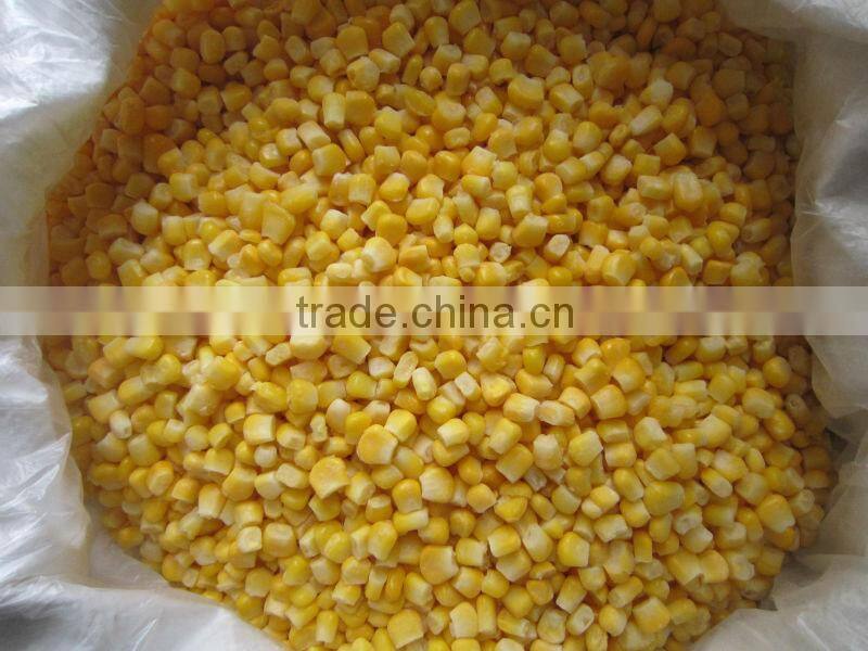 Chinese supplier frozen sweet corn with FDA