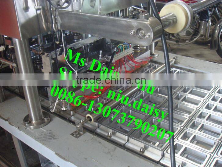 automatic milk cup filling machine/jelly cup sealing machine/plastic cup filling and sealing machine