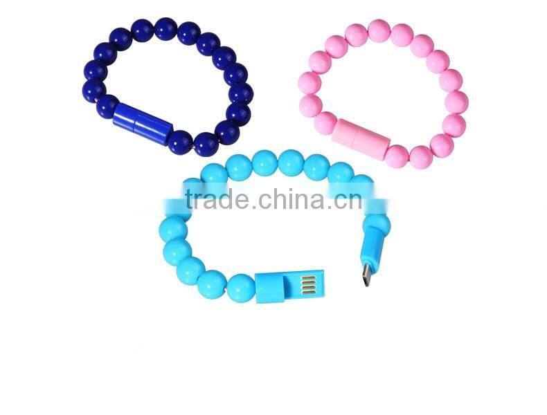 BALL BRACELET Design Updated Mobile Usb Data Cable Bracelet Usb Charging Cable CHARGING CABLE SYNC CABLE FOR IOS FOR ANDROID