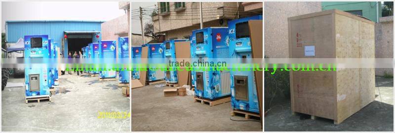 China most popular auto-packing vendor machine for ice/ice vending machine