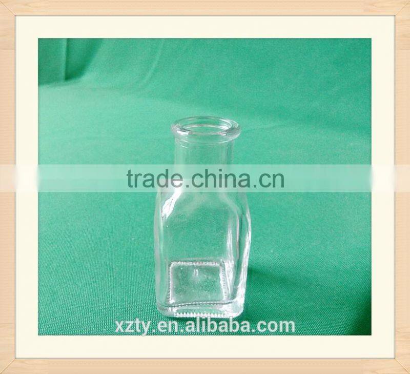 50ml square reed diffuser aroma bottle or draft bottle with cork