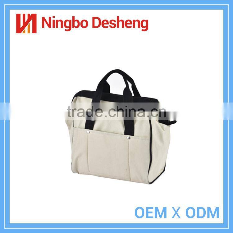 Handled style zipper leisure non woven tote travel bag set mini cosmetic bag