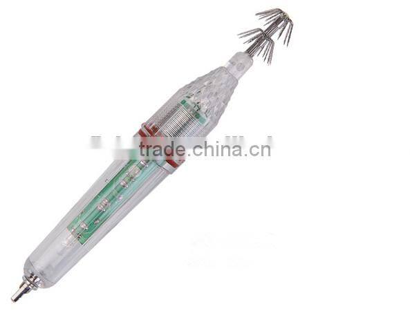 led squid fishing light with squid jig hook