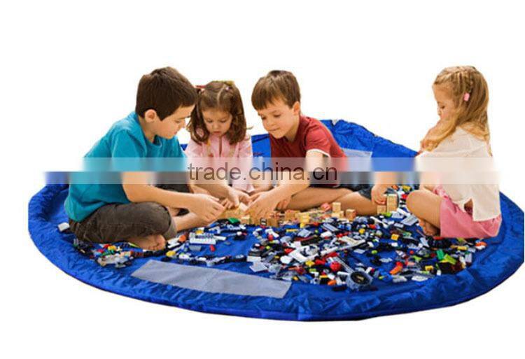 Promotion children play mat bag toy storage bag organizer