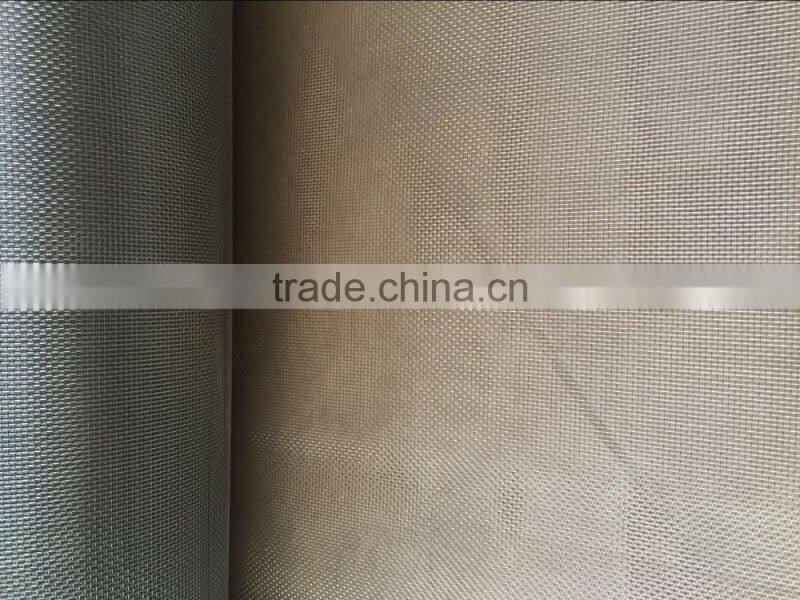 Black coated mesh for window and door/ black coated insect screen/black coated mesh screening