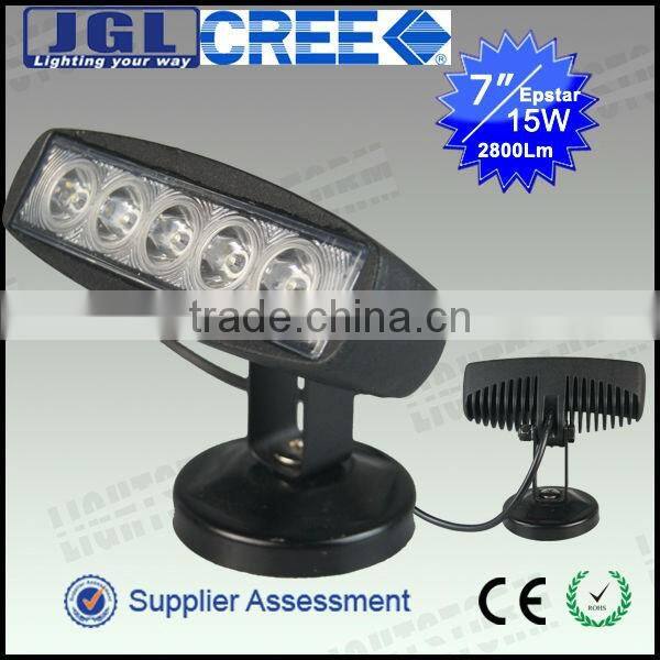 15W LED work light for 4x4 machine accessories cree bulb headlight led driving light IP67