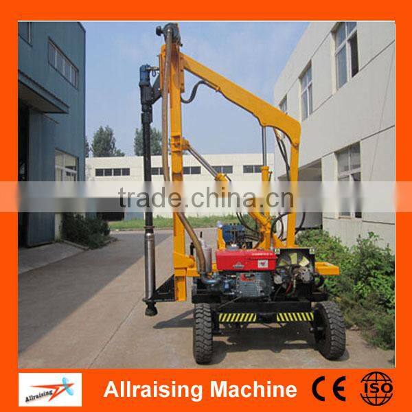 Roadside Safety Barrier Guardrail Hydraulic Pile Driver Machine