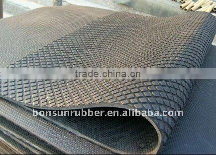 3mm thick anti-slip stud flooring rubber mats
