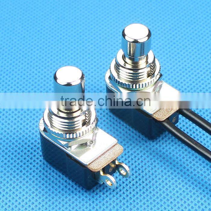 SPST foot pedal switch with wire