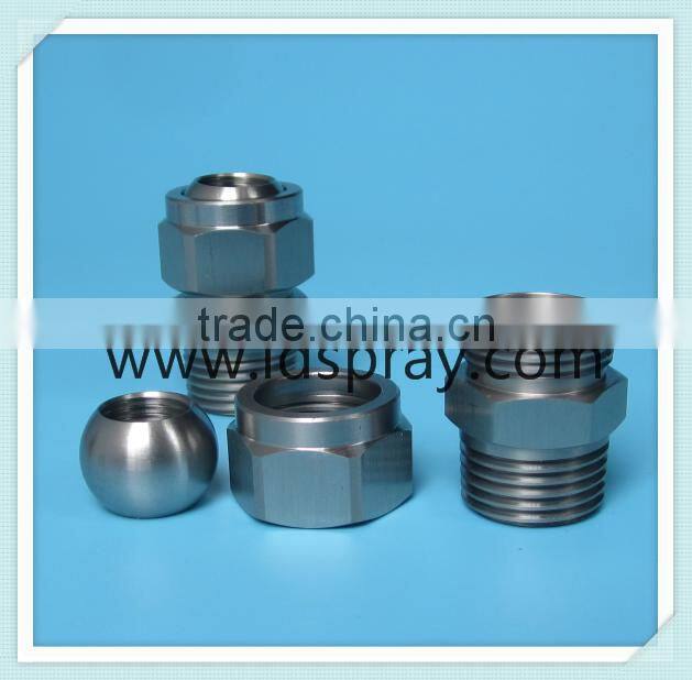 36275 adjustable ball fittings connected with W veejet or full cone spray nozzles