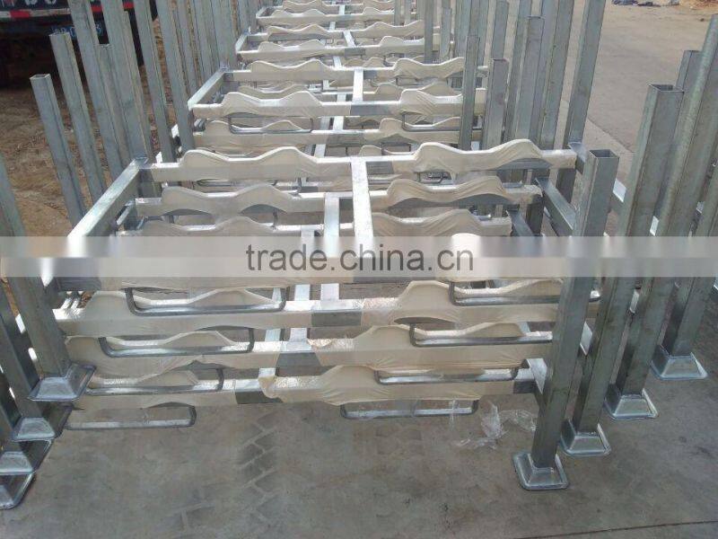 hot galvanized and powder coated stable seismic barrel safe rack
