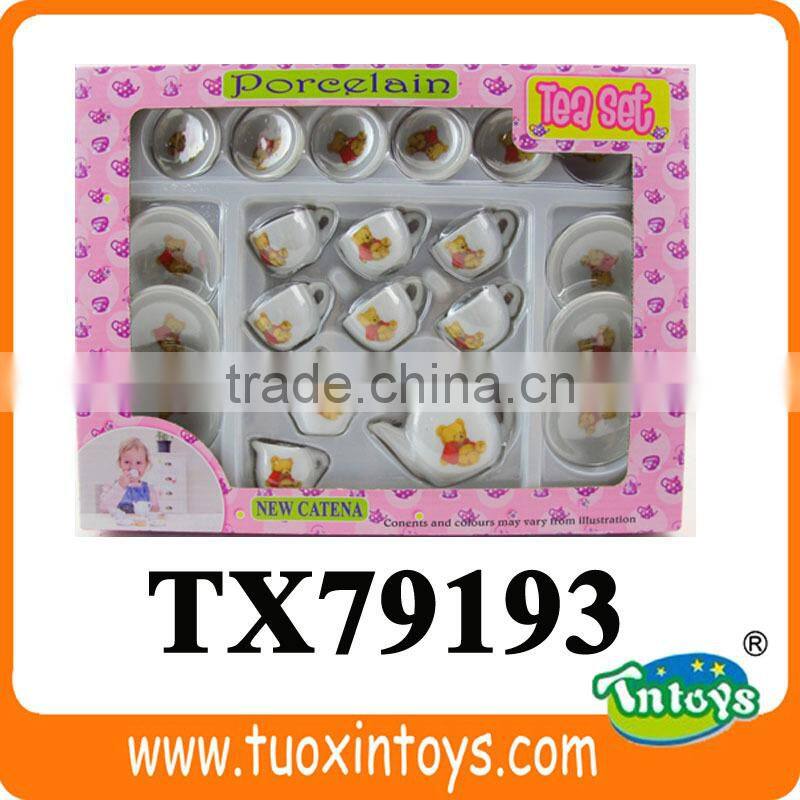 plain white kung fu ceramic tea set