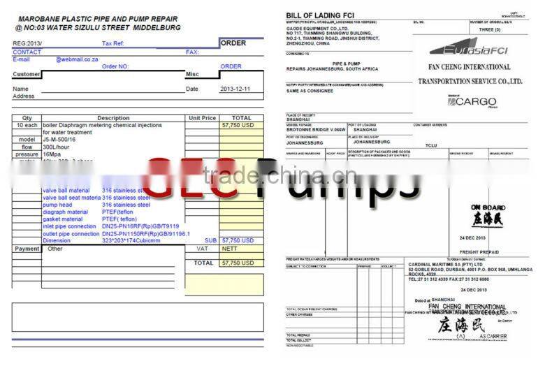 100 psi PP PTFE air-operated pneumatic diaphragm pumps