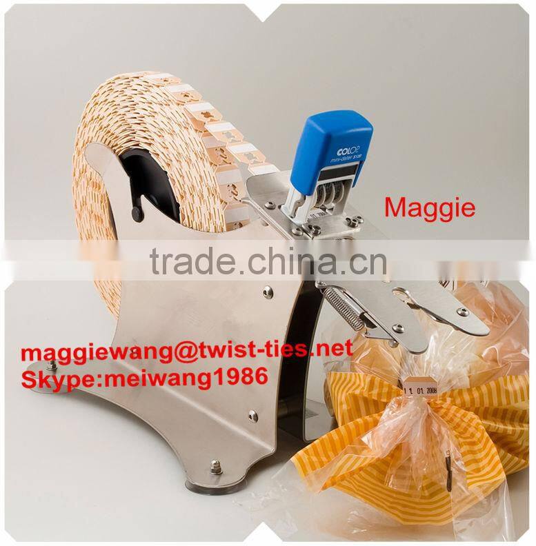 bread bag clips/kwik lock and machine