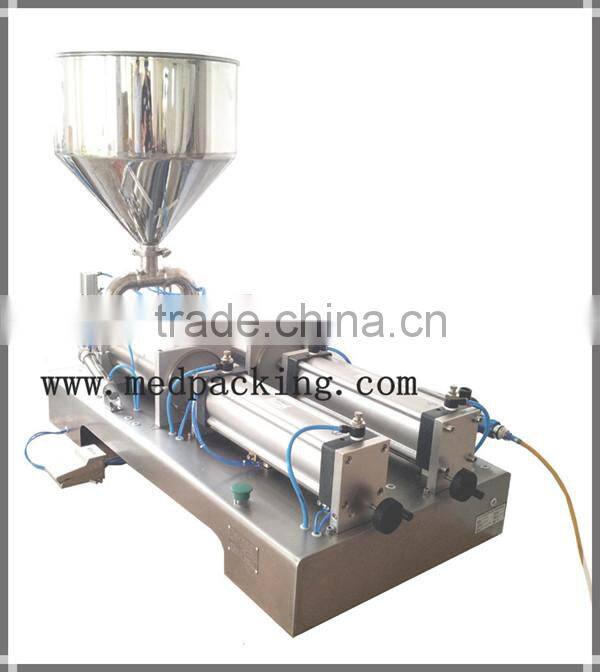 10-300ml Double Heads Pneumatic Shampoo Cream Honey Filling Machine