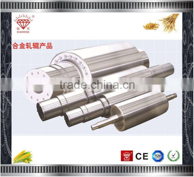 Rubber tread roller for rubber press milling machine