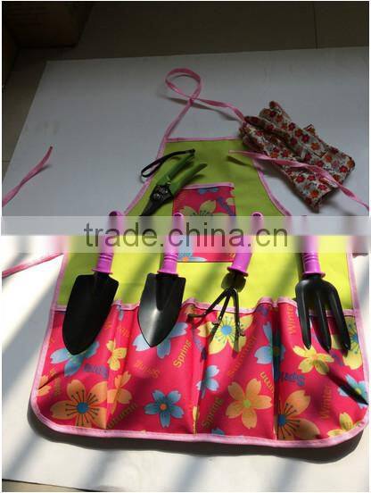 Lady/Kids Garden Hand Tools With Apron Kits