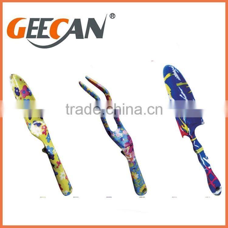 Floral printing garden tool garden shovel 6PCS set garden shovel,rake,fork