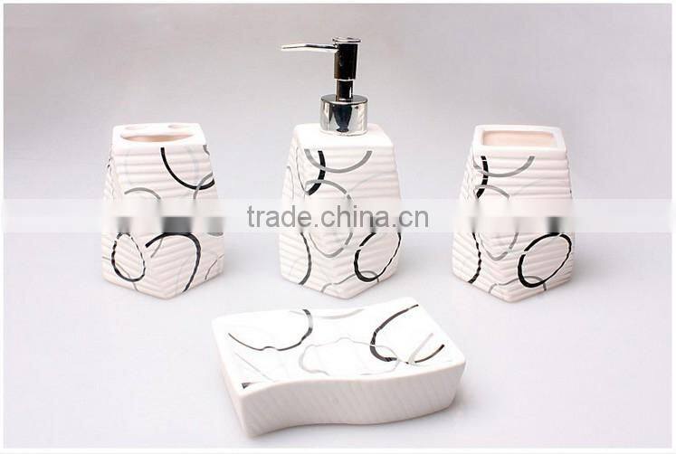 4pcs of Modern Bathroom Accessories Set