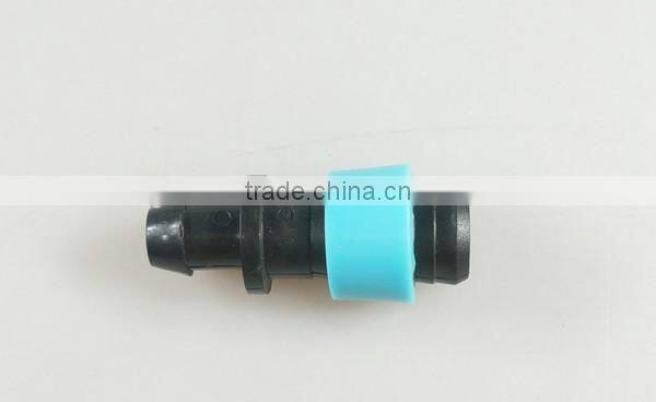 16mm plastic barbed adaptor Drip irrigation system plastic pipe fitting