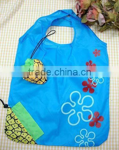china wholesale polyester recycled folding drawstring tote bag made in china